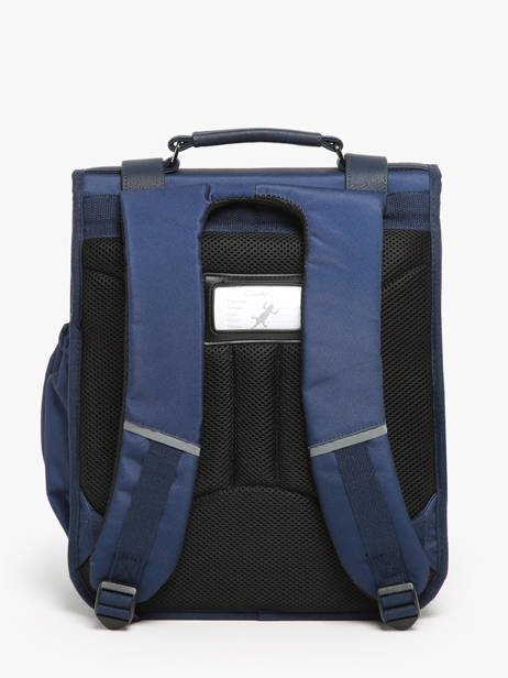 2-compartment Backpack Cameleon Blue vintage family boulanger SD39 other view 4
