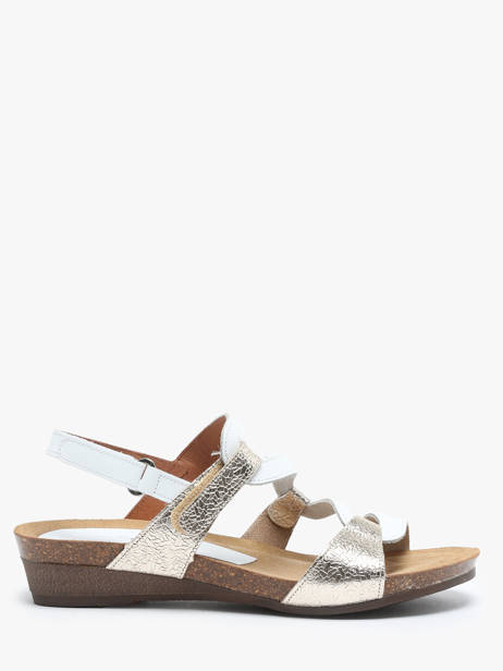 Sandals In Leather Xapatan White women 2164