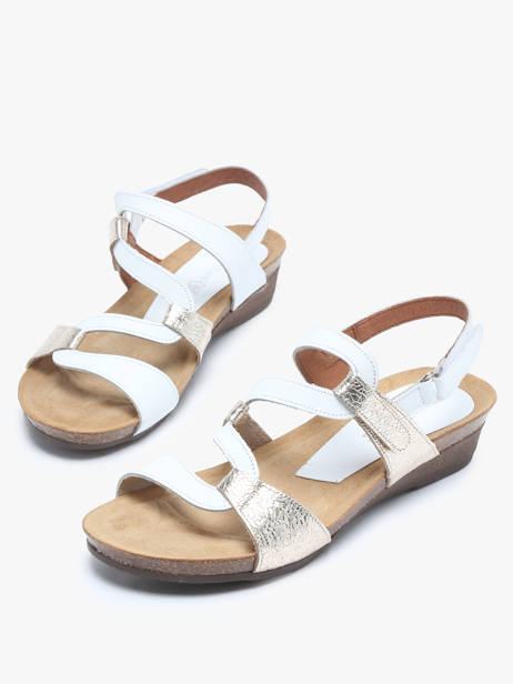Sandals In Leather Xapatan White women 2164 other view 3