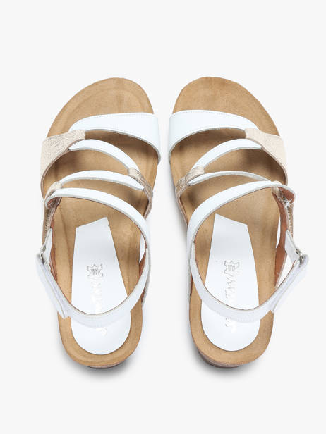 Sandals In Leather Xapatan White women 2164 other view 4