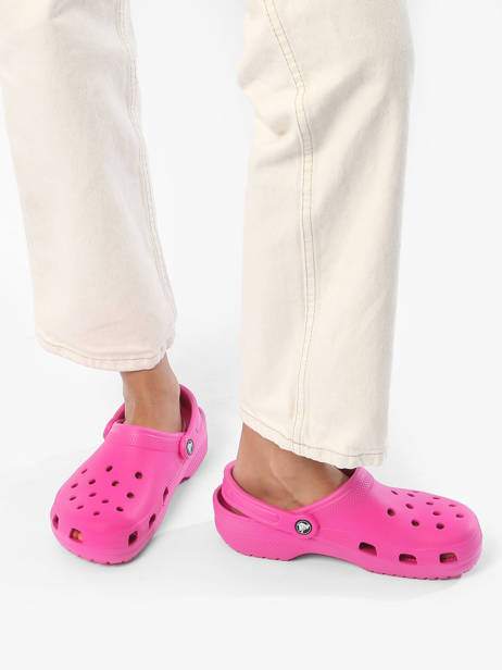 Slippers Classic Bone Crocs Pink unisex 10001 other view 2