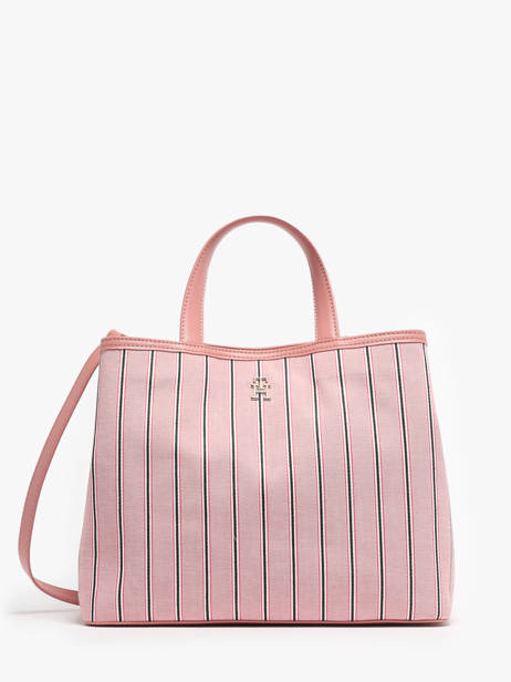 Sac Bandoulière Th Spring Chic Polyester Recyclé Tommy hilfiger Rose th spring chic AW16414