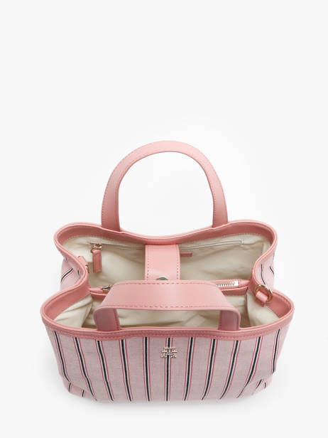 Sac Bandoulière Th Spring Chic Polyester Recyclé Tommy hilfiger Rose th spring chic AW16414 vue secondaire 3
