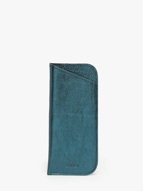 Sunglass Case Etincelle Irisée Leather Etrier Blue etincelle irisee EETI5001