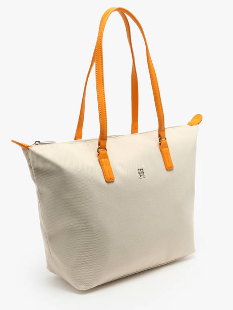 Shopping Bag Poppy Canvas Recycled Polyester Tommy hilfiger Beige poppy canvas AW15983 other view 2