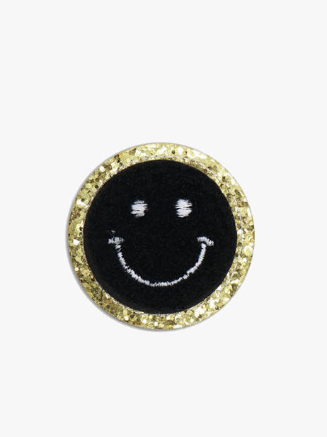 Phone Case Patch Smiley La coque francaise Black accessoires LE314647