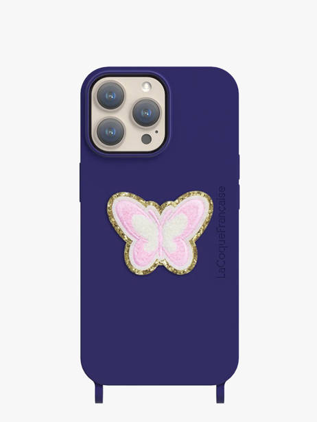 Patch Pour Coque Téléphone Papillon La coque francaise Rose accessoires LE314655 vue secondaire 1