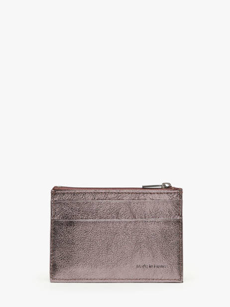 Card Holder Etincelle Irisée Leather Etrier Silver etincelle irisee EETI5004 other view 2