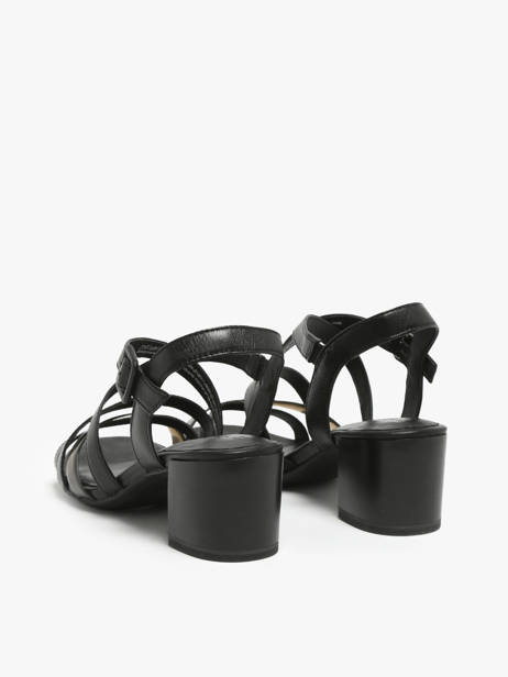 Heeled Sandals In Leather Tamaris Black women 42 other view 3
