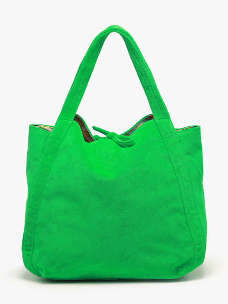 Shoulder Bag Eponge Le voyage en panier Green eponge PM794 other view 4