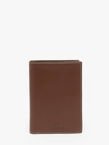 Wallet Leather Serge blanco Brown marfa MAR21021