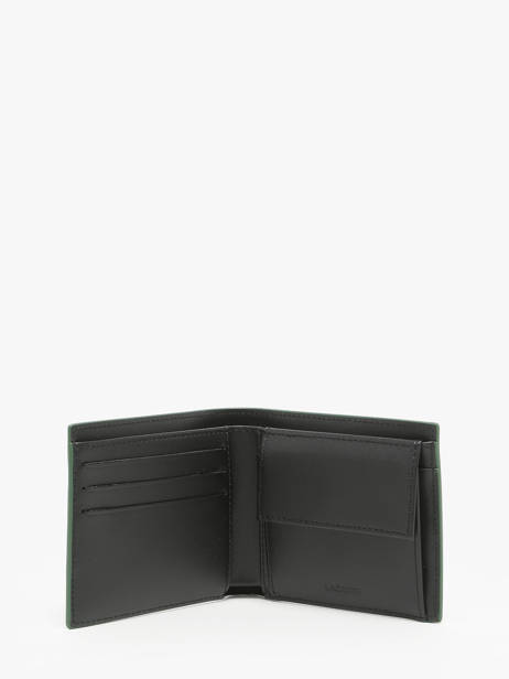 Wallet Leather Lacoste Black fg NH4573FW other view 1