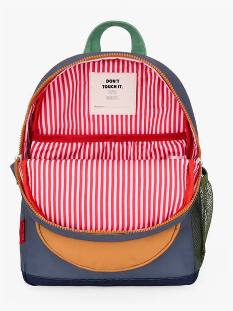 Backpack Hello hossy Blue cool kids M6 other view 3