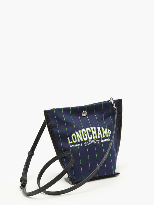 Longchamp Essential université Sacs porté travers Bleu