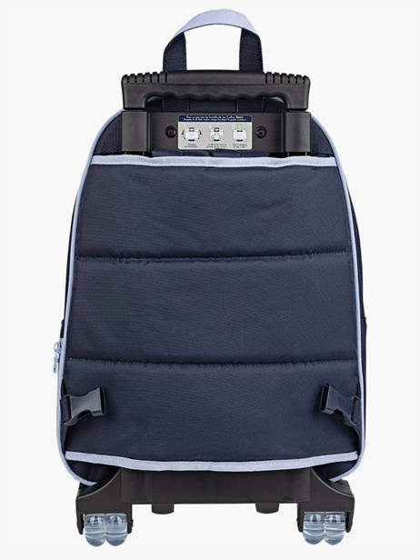 2-compartment Wheeled Schoolbag Tann's Blue les fantaisies f 73249 other view 5