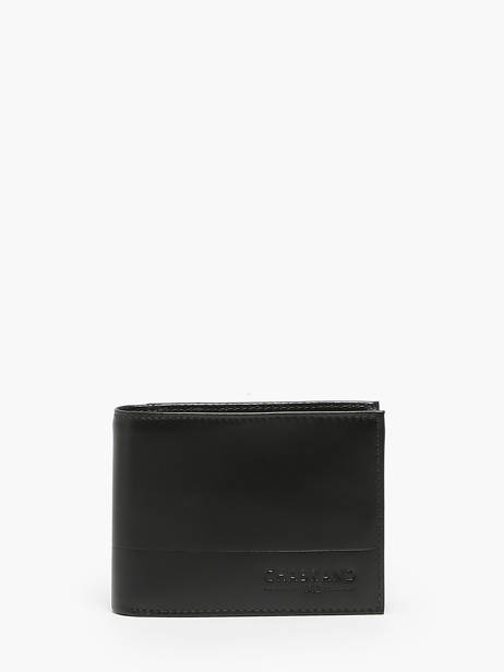 Wallet Leather Chabrand Black rome ii 40557