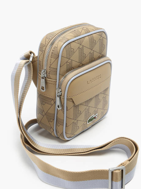 Crossbody Bag Lacoste Beige the blend NH4585BG other view 2