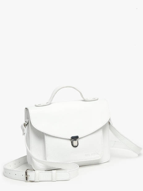 Leather Melle George Vedette Crossbody Bag Paul marius White vedette GEORGVED other view 2