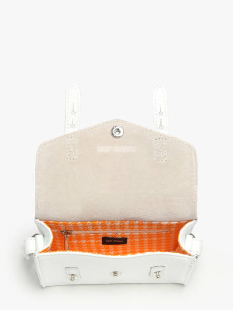 Crossbody Bag Vedette Leather Paul marius White vedette MINIVED other view 2