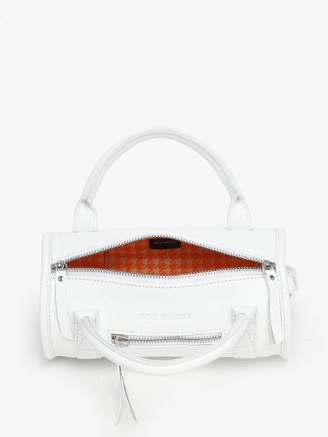 Leather Charlie Vedette Crossbody Bag Paul marius White vedette CHARIVED other view 3
