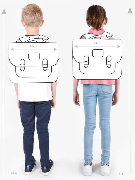 Cartable 1 Compartiment Kipling Bleu back to school KI3652 vue secondaire 1