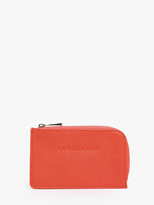 Longchamp Le foulonné Bill case / card case Orange