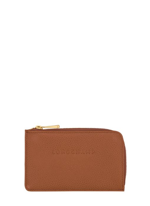 Longchamp Le foulonné Bill case / card case Brown