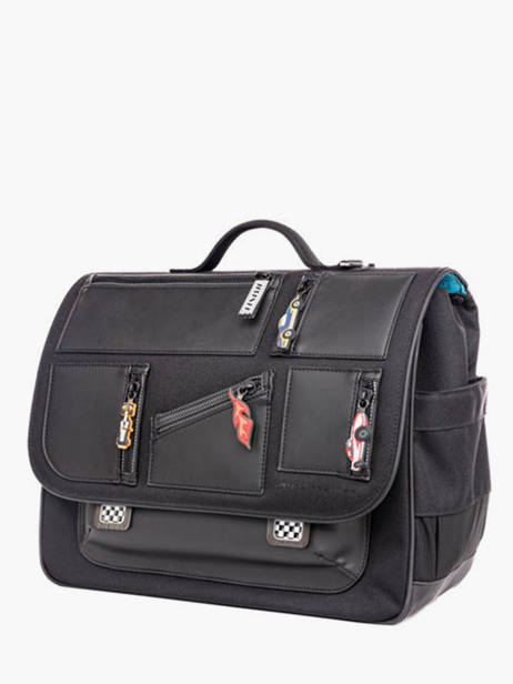 2-compartment It Bag Midi Satchel Jeune premier Black daydream boys B other view 2