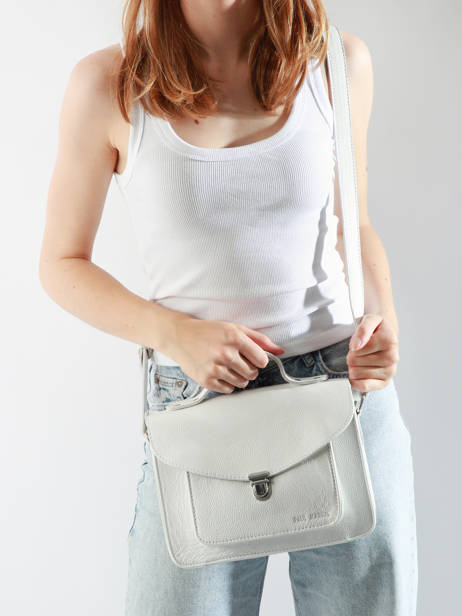 Leather Melle George Vedette Crossbody Bag Paul marius White vedette GEORGVED other view 1