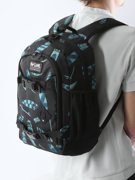 2-compartment Backpack Rip curl Black bts 14QMBA other view 1