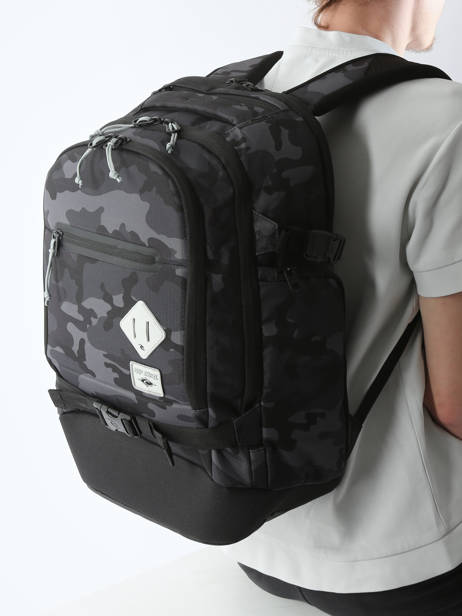 2-compartment Backpack Rip curl Black camo 14XMBA other view 1