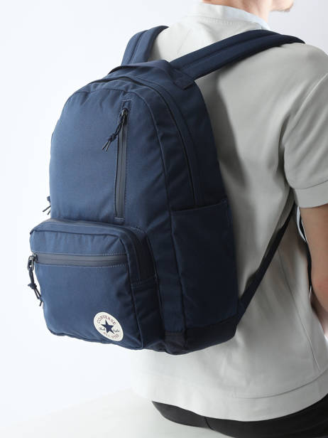 Backpack 1 Compartment Converse Blue basic 10007271 other view 1
