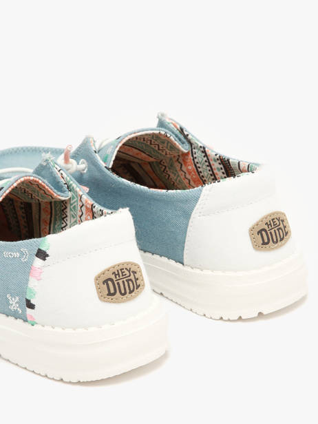 Moccasins Hey dude Blue women 40054 other view 2