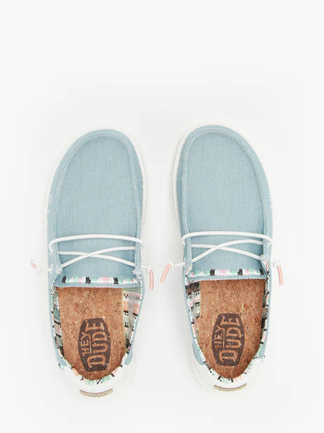 Moccasins Hey dude Blue women 40054 other view 3
