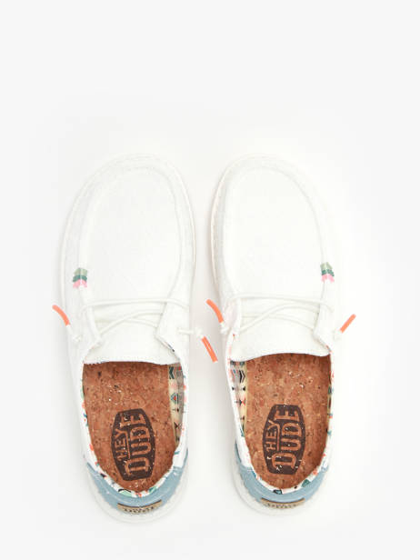 Moccasins Hey dude White women 40054 other view 3