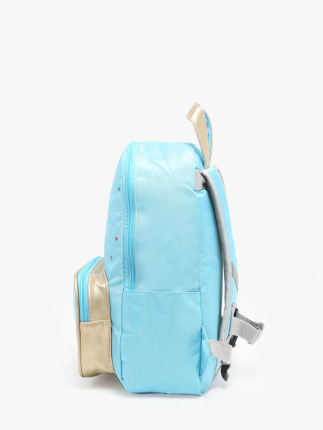 Mini Backpack Caramel et cie Blue boheme FI other view 2