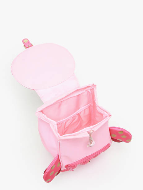 Mini Backpack Tann's Pink ecole des tann's 645162 other view 3