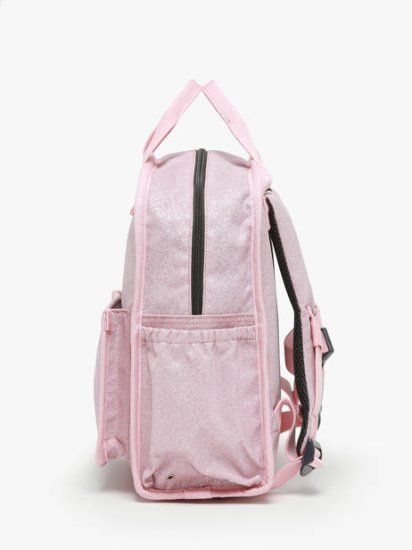 1 Compartment Backpack Jack piers Pink jp girls G other view 2