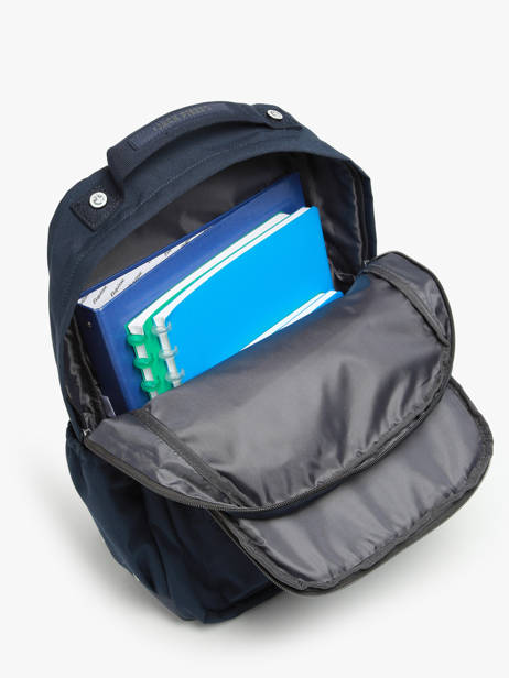 2-compartment Backpack Jack piers Blue jp boys B other view 3