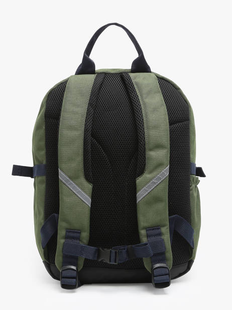 1 Compartment Backpack Caramel et cie Green fier GA other view 4