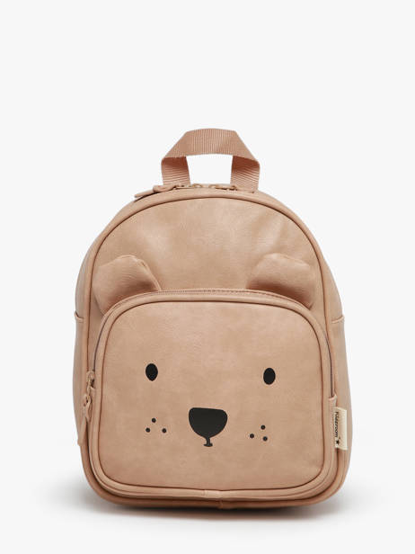 Mini Backpack Kidzroom Brown beary excited 4725