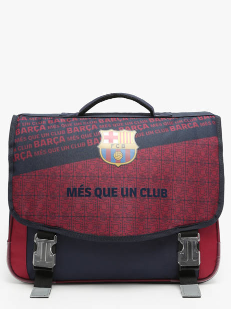 2-compartment Satchel Fc barcelone Red barca 223F203S