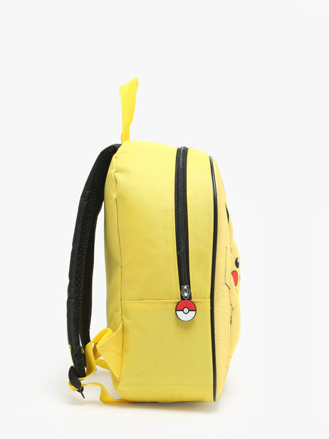 1 Compartment Backpack Pokemon Yellow energie electrique 24HK201E other view 2