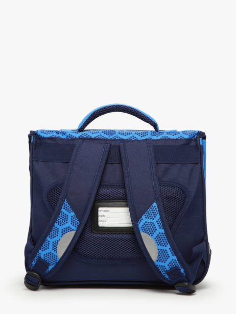 2-compartment Satchel Snowball Blue foot 46135 other view 4