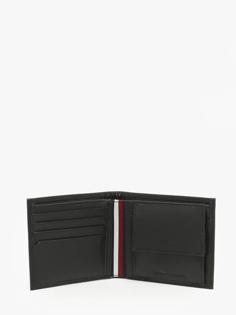 Wallet Leather Tommy hilfiger Black th plaque AM12515 other view 1