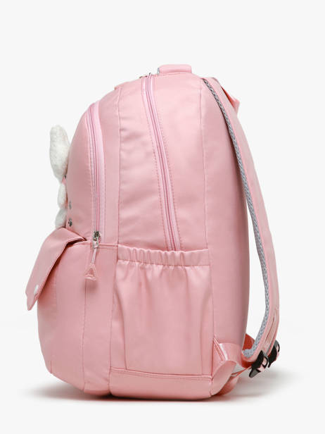 2-compartment Backpack Miniprix Pink backpack 6235 other view 2