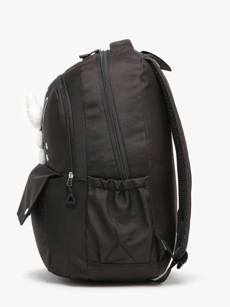 2-compartment Backpack Miniprix Black backpack 6235 other view 2