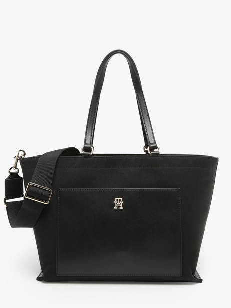 Shoulder Bag Th Distinct Recycled Polyester Tommy hilfiger Black th distinct AW16304