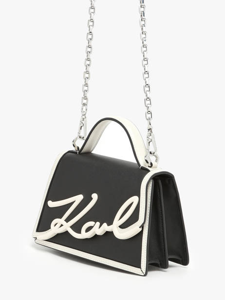 Crossbody Bag K Signature Leather Karl lagerfeld Black k signature 245W3072 other view 1
