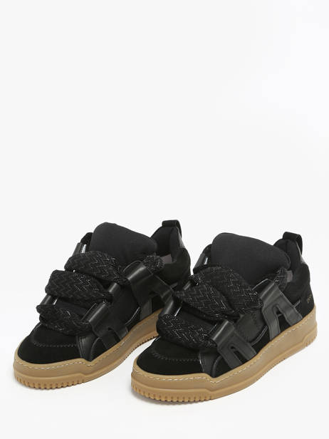 Sneakers In Leather Semerdjian Black women INNA236 other view 1